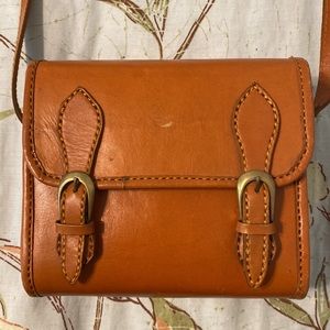Vintage Handmade Leather Crossbody